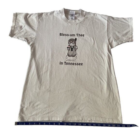 Vintage Precious Moments Bless-Um Tennessee 90's T-Shirt Sz L 50/50 Blend Rare - Picture 2 of 12